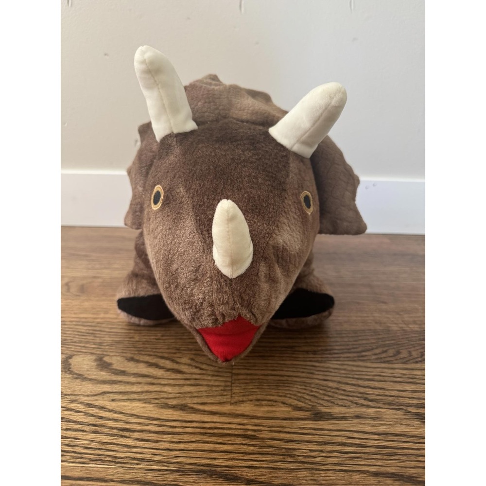 FAB NY Plush Triceratops‎ Dinosaur Coin Bank For Kids
